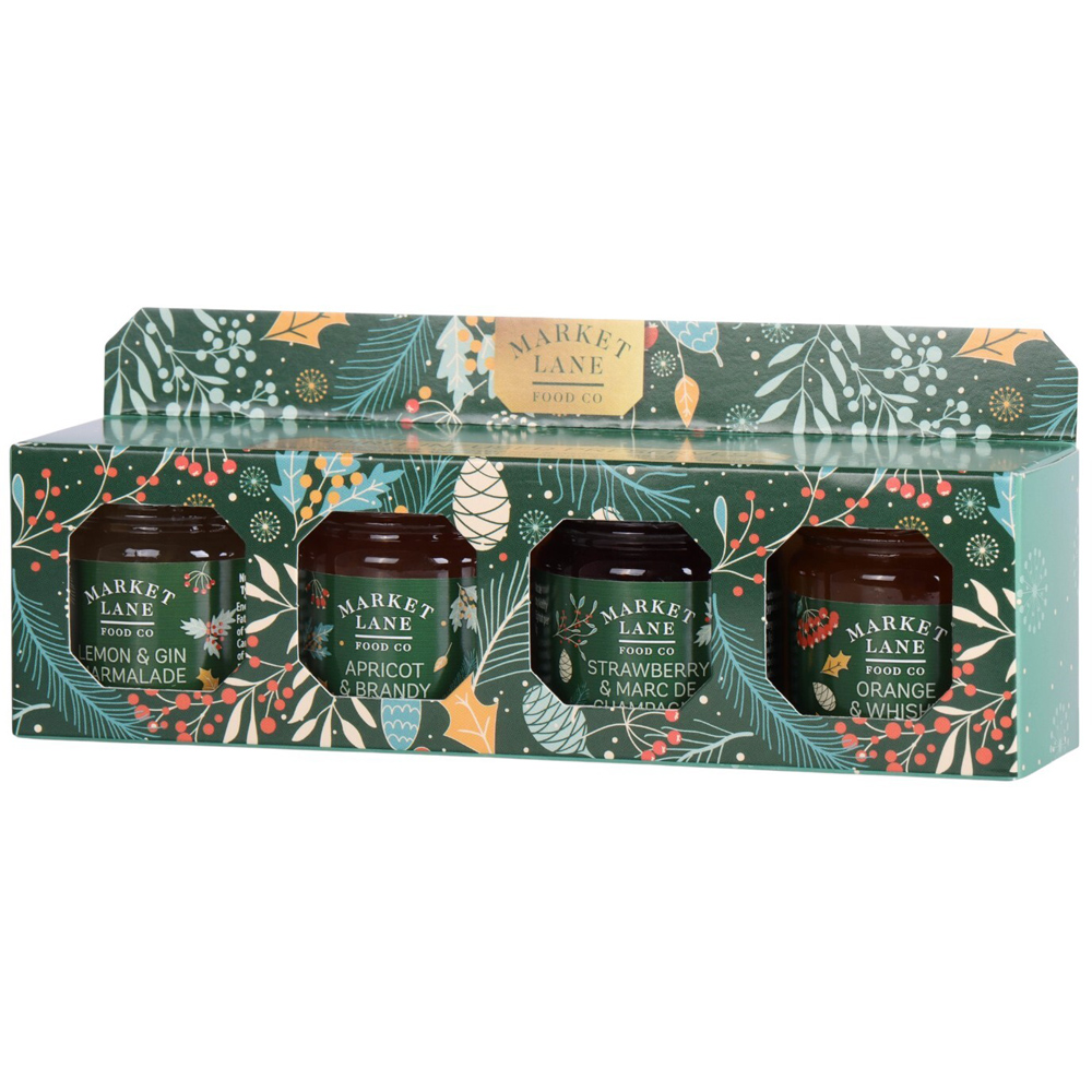 Pack of 4 Market Lane Spirit Infused Jams Image 4