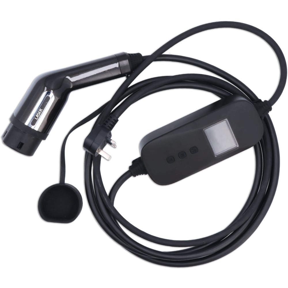 Laser 3kW 32A IP68 T2 Female to UK Plug Single Phase EV Charging Cable 5m Image 3