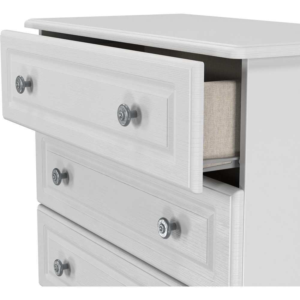 Crowndale Pembroke 4 Drawer Grey Ash Chest of Drawers Ready Assembled Image 6
