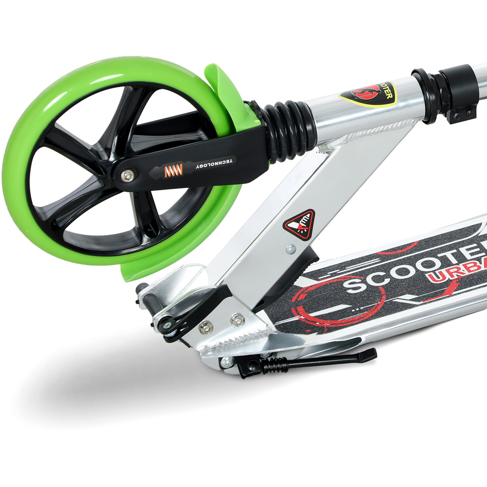 HOMCOM Green Adult Foldable Kick Scooter Image 3