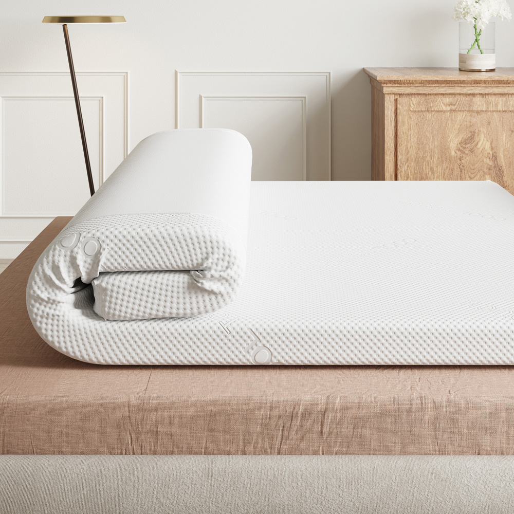 Visco Therapy King Size 2500 Memory Foam Mattress Topper 1 inch Image 6