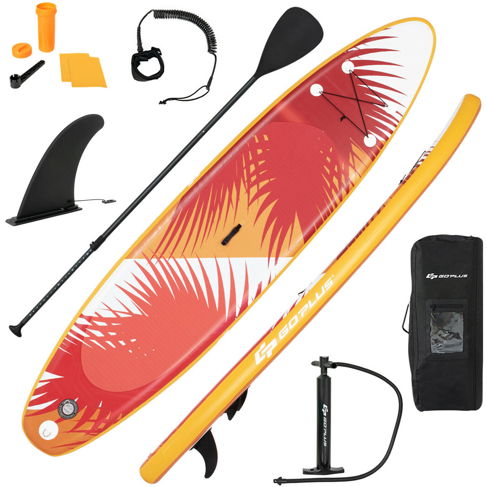 Costway Inflatable Non Slip Deck Stand Up Paddle Board 10.5ft Image 3