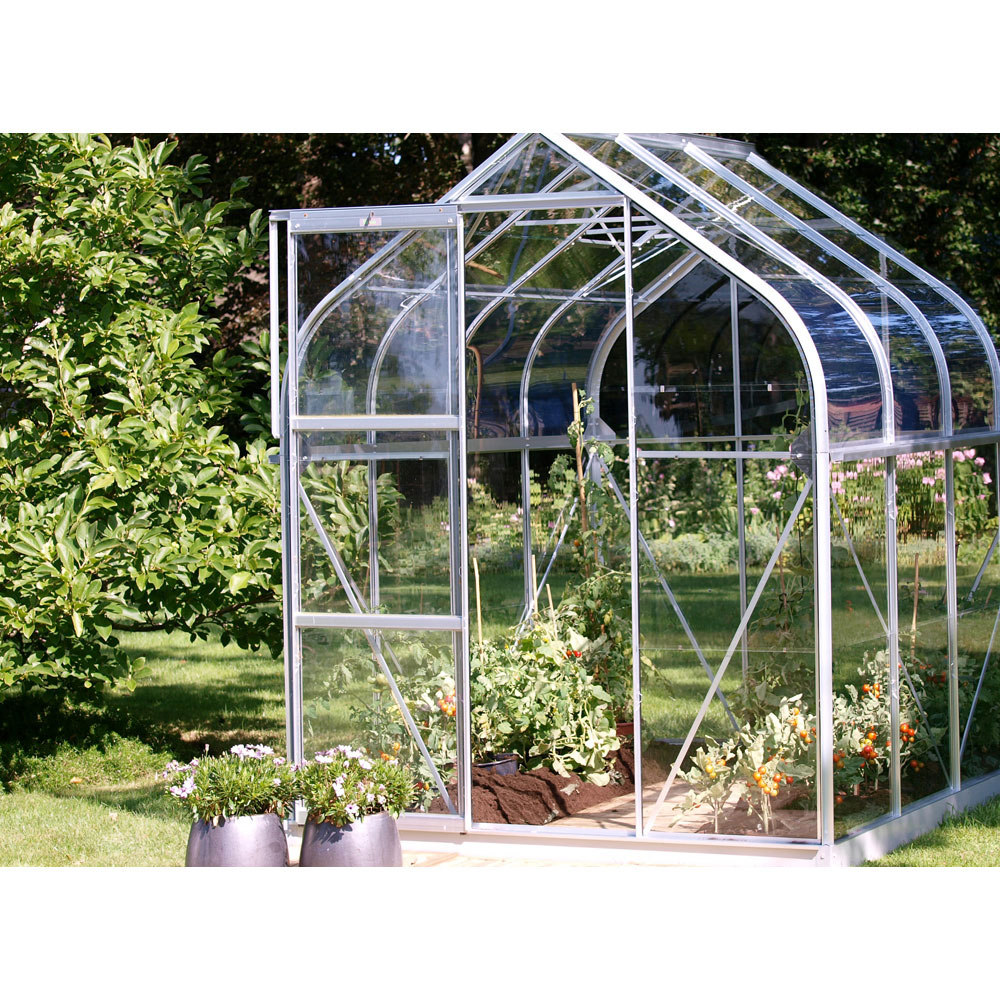 Vitavia Orion 3800 Aluminium Frame Horticultural Glass 6 x 6ft Greenhouse Image 2