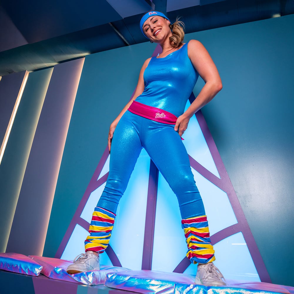 Barbie Exercise Barbie Adult Costume Small Image 7