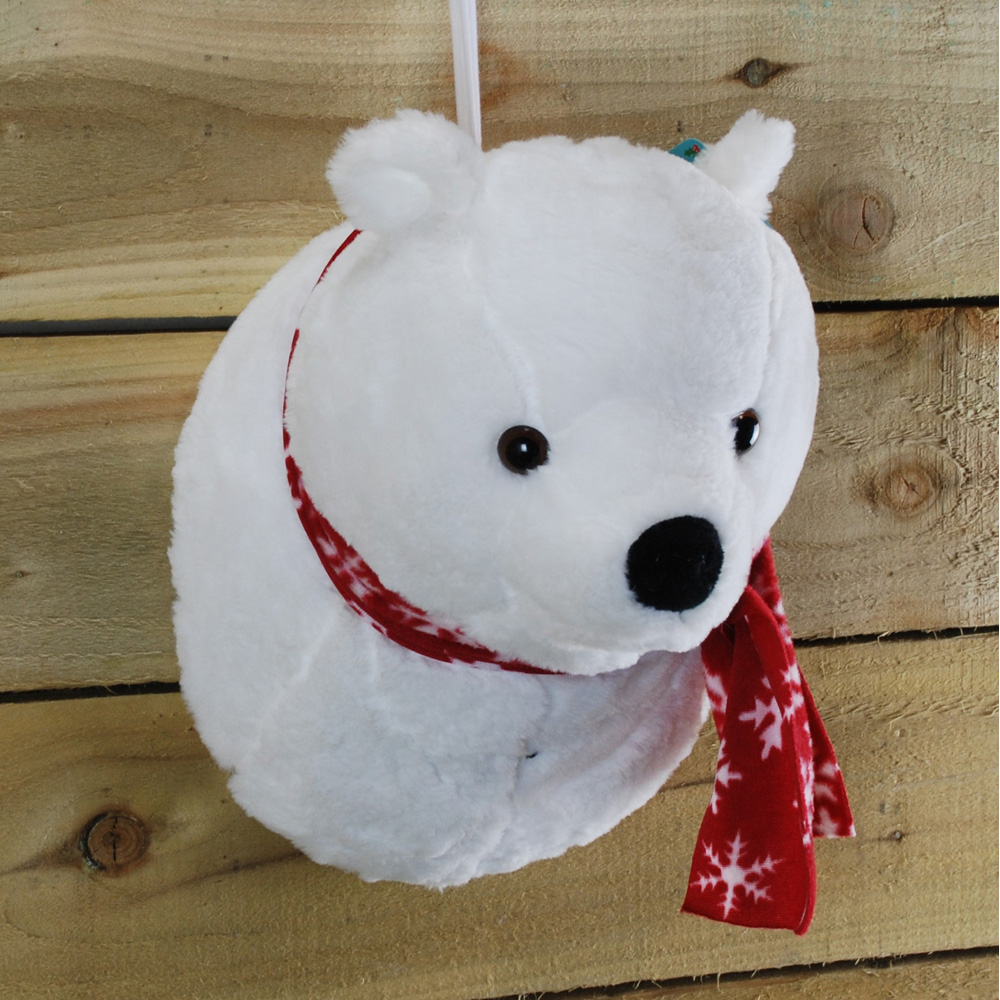Samuel Alexander Plush Rockin Singing Polar Bear Christmas Wall Decoration Image 4
