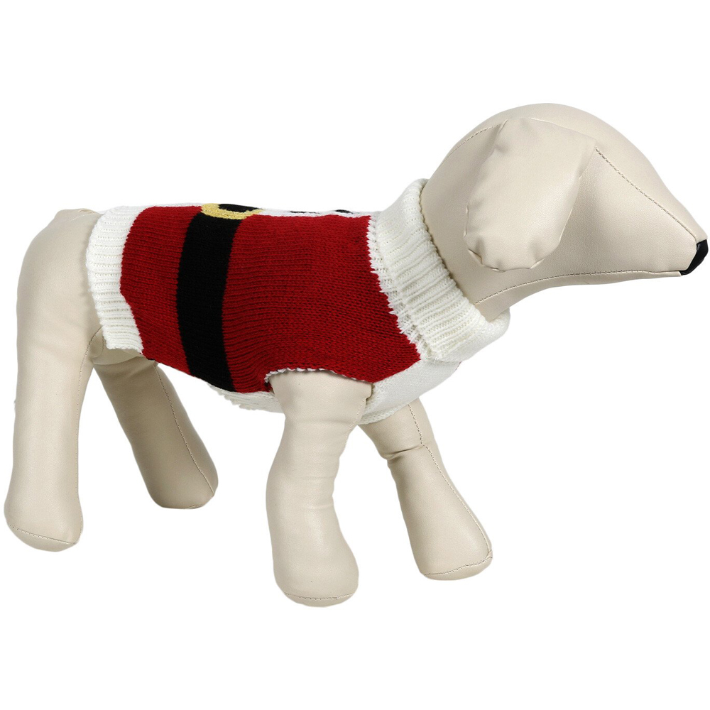 Santa Pet Jumper - Red / 20cm Image 2