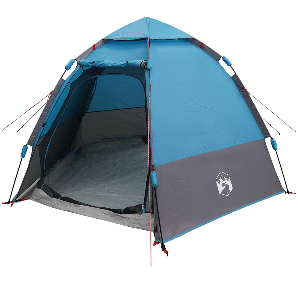 vidaXL 4 Person Instant Tent Blue Image 4