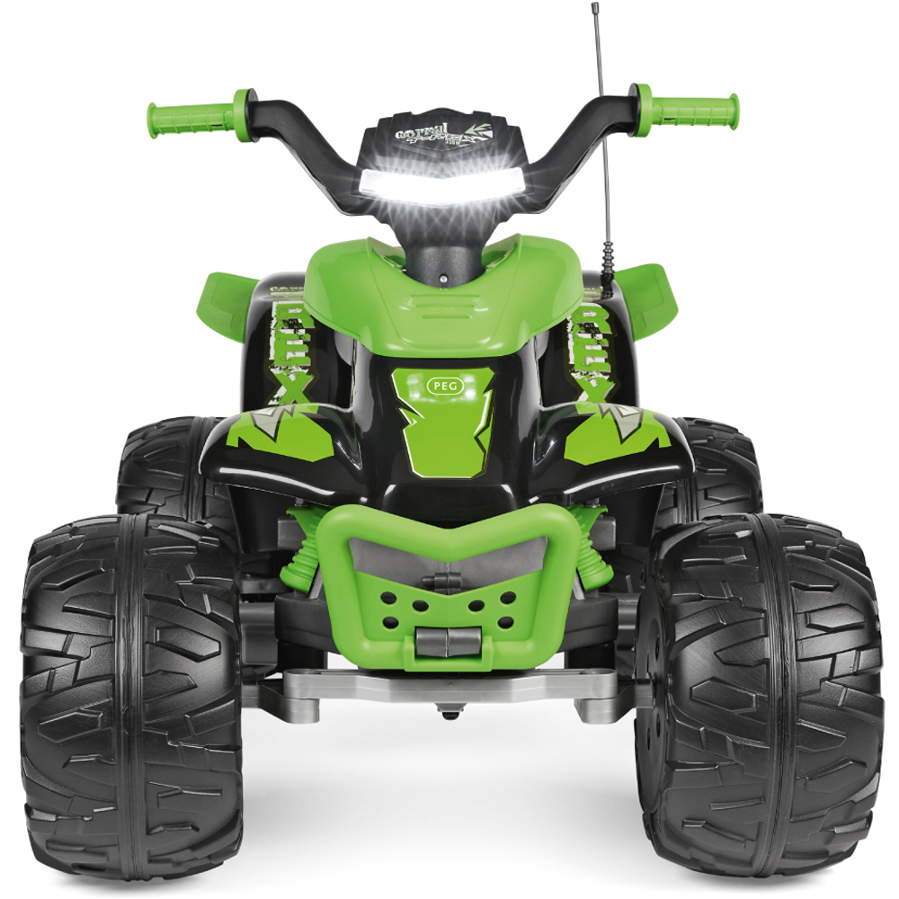 PEG Corral T-Rex Kids Electric Ride-On Quad Bike with Lights and Sounds Green 12V Image 4