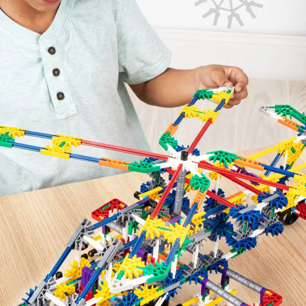Basic Fun K'NEX Classics 100 Model Building Set 863 Piece Image 2