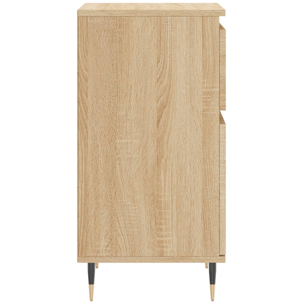 vidaXL Single Drawer Single Door Sonoma Oak Sideboard Image 7