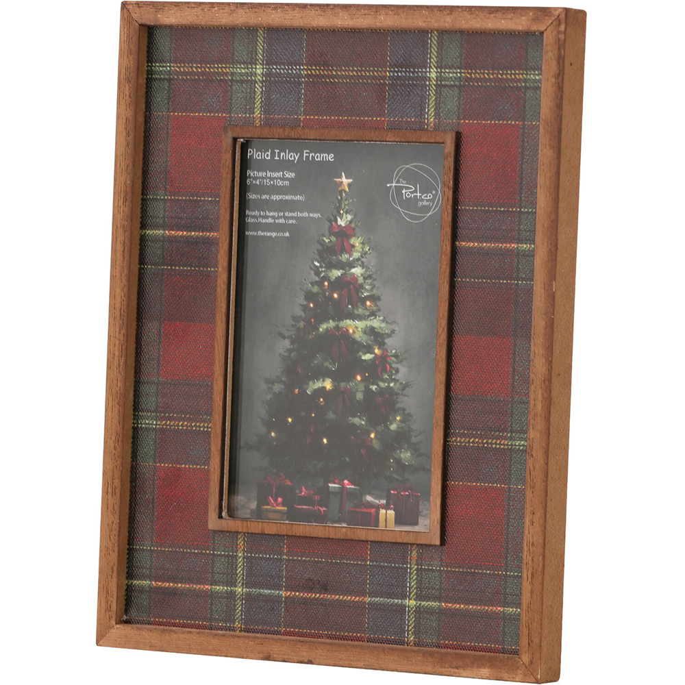 Plaid Inlay Photo Frame Image 5