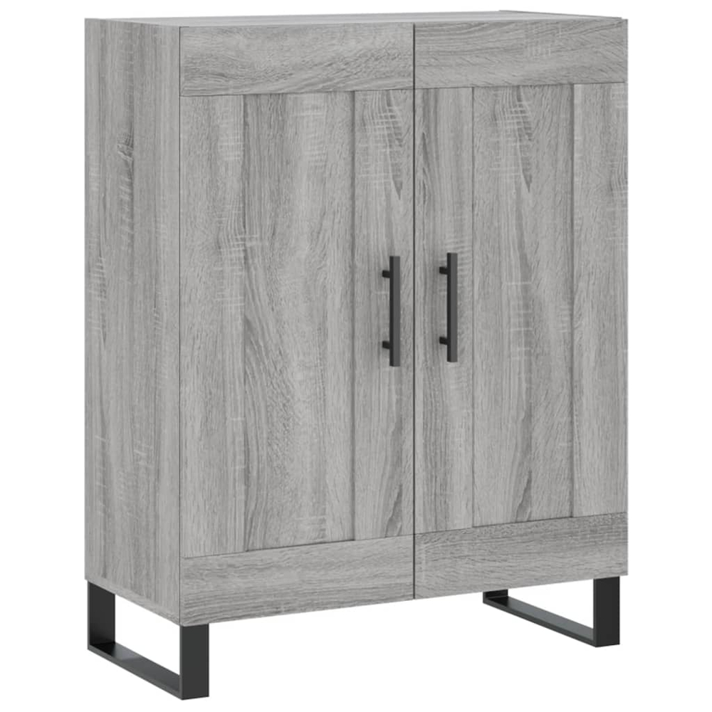 vidaXL 2 Door 3 Shelf Grey Sonoma Highboard Image 7