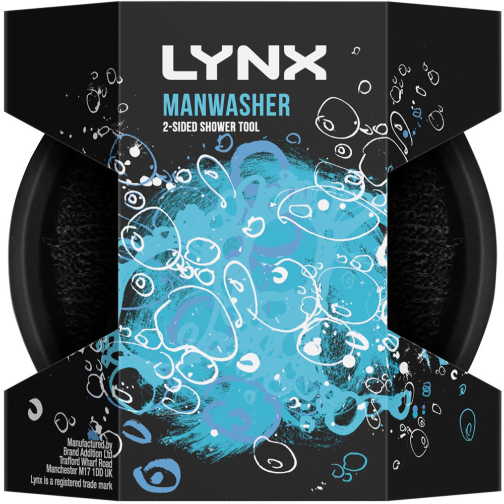 Lynx Excite 12H Refreshing Shower Gel with Manwasher 2-Sided Shower Tool 225ml 3 Pack Image 5