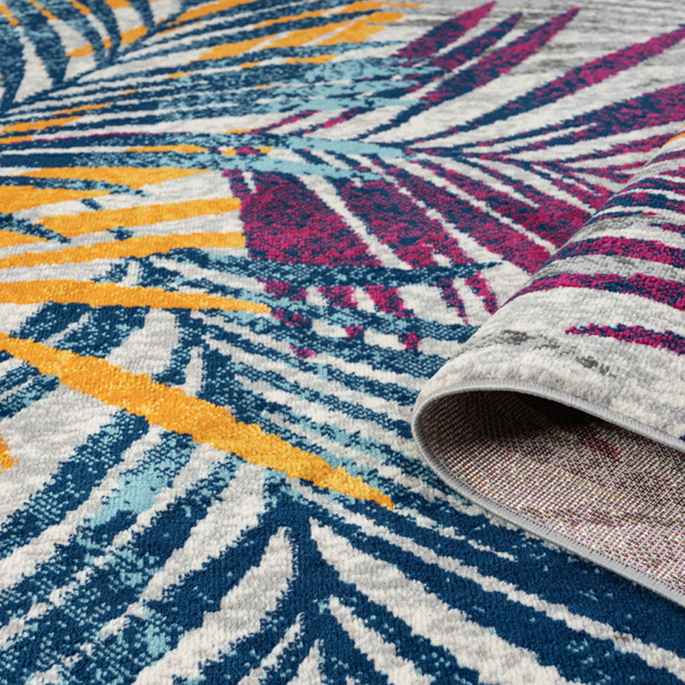 Desire Rugs San Marino Multicolour Leaf Rug 160 x 230cm Image 4