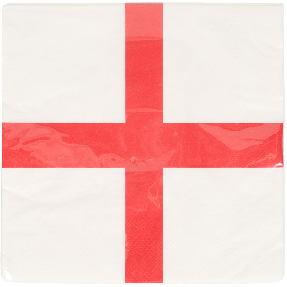 Pack of 20 World Cup 2026 England Napkins Image 3