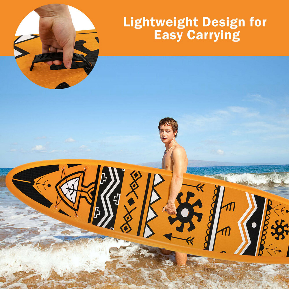 Costway Inflatable Stand Up Paddle Board and Accessories 11ft Image 5