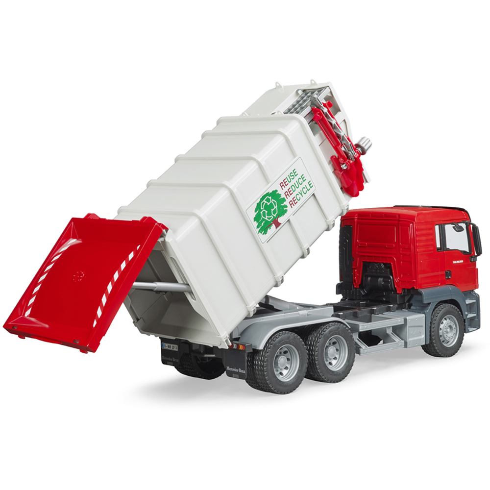 Bruder Kids MAN TGS Side Loading Garbage Truck Playset Model Image 6