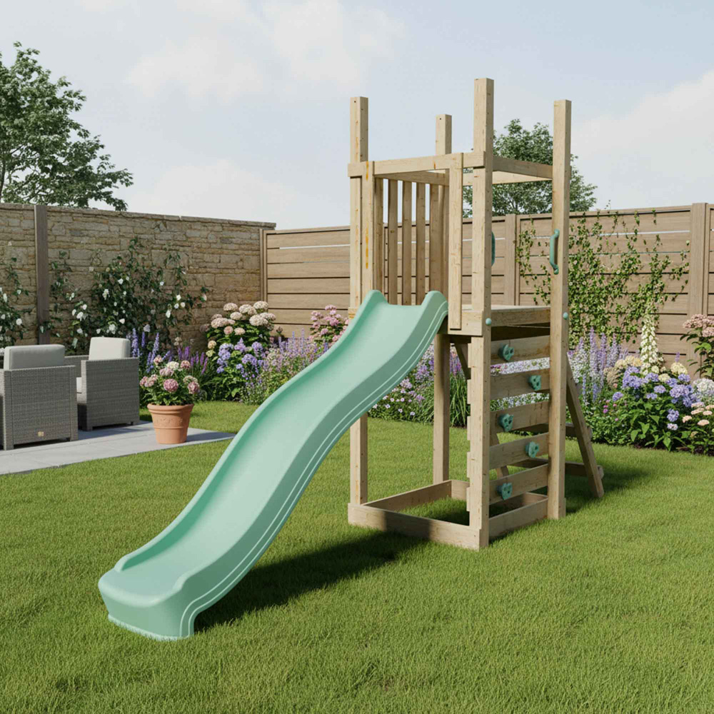 Mercia Mountain Climbing Play Tower with Slide Image 2