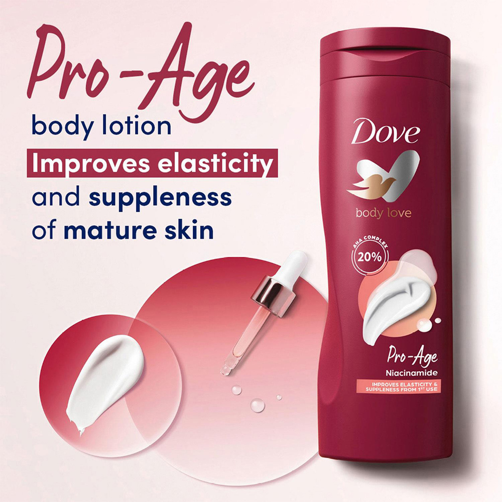 Dove Pro Age Niacinamide Body Lotion 400ml 6 Pack Image 6
