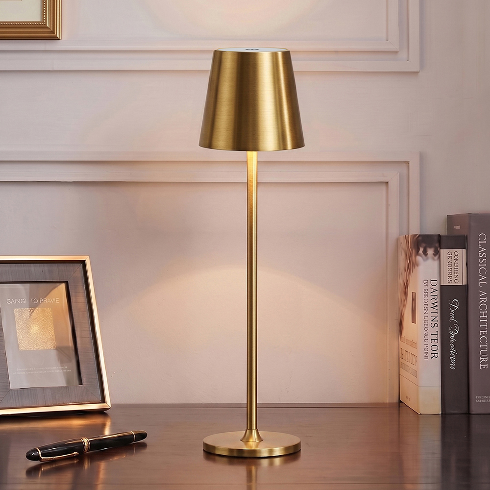 Living and Home Gold LED Table Lamp 2 Pack Image 2