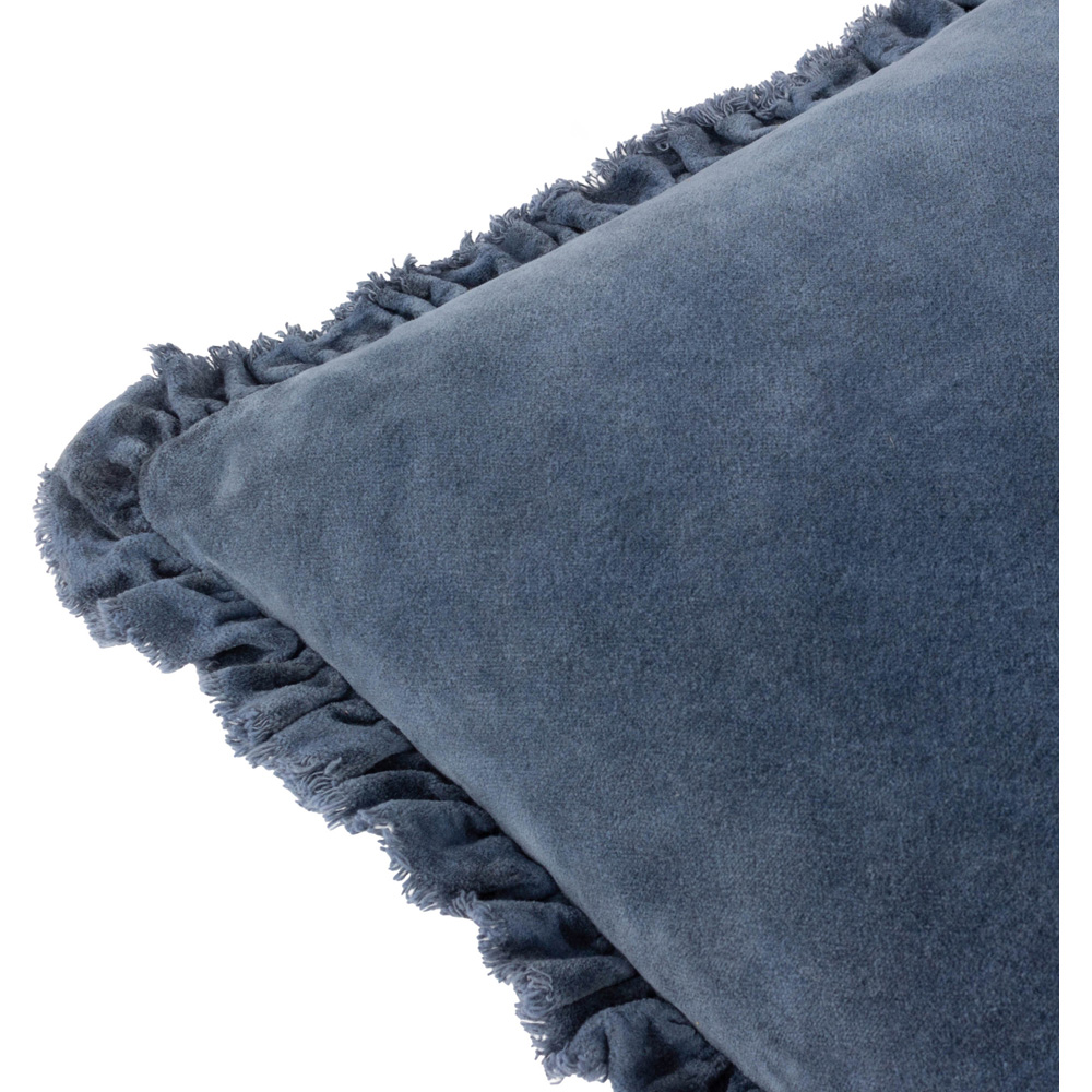 Yard Bertie Ink Cotton Velvet Cushion 45 x 45cm Image 5