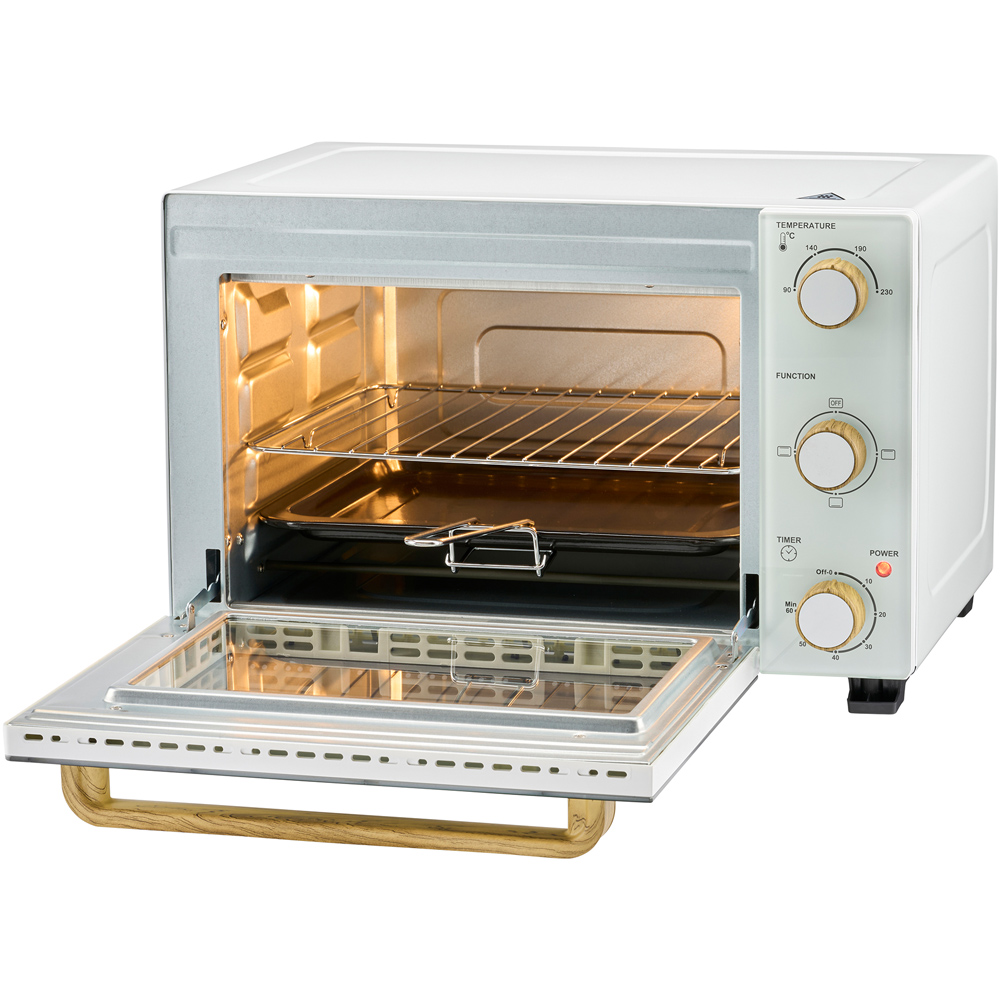 Cooks Professional K442 Nordic White Counter Top 28L Mini Oven Grill Image 5