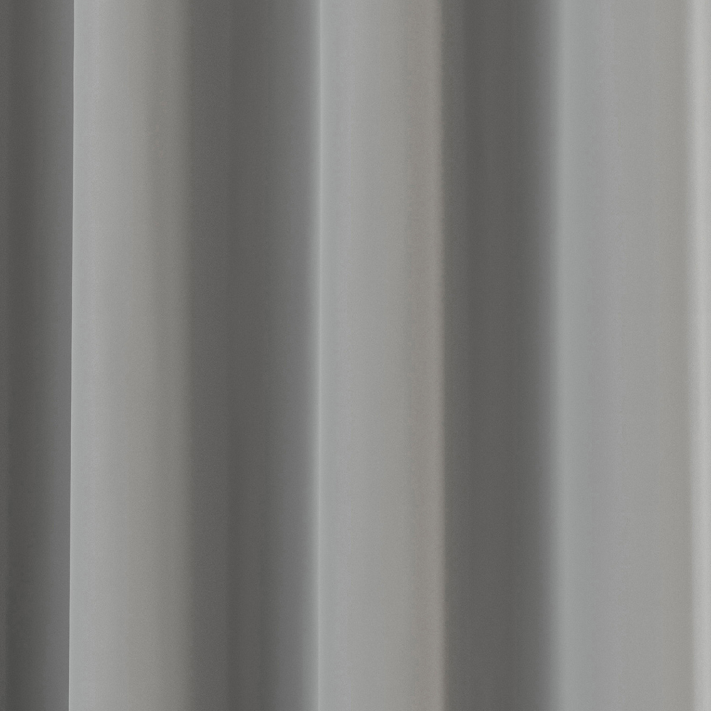 Enhanced Living Supersoft Grey Blackout Eyelet Thermal Curtains 229 x 229cm Image 2