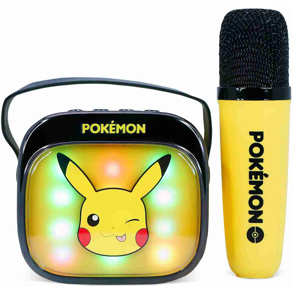 OTL Pikachu PopSing LED Light-Up Wireless Karaoke Speaker and Microphone Image 3