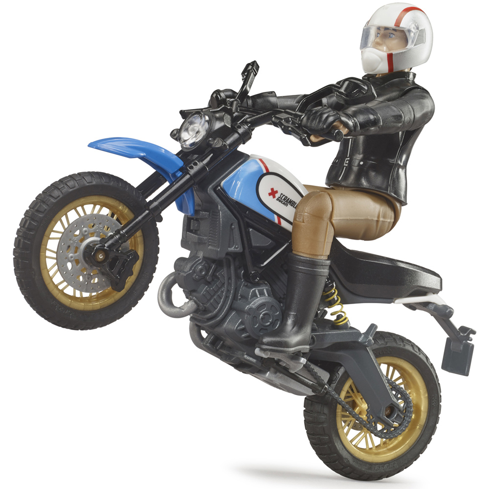 Bruder Ducati Scrambler Desert Sled with Driver Figure Image 5