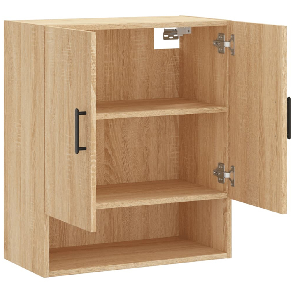 vidaXL 2 Door Single Shelf Sonoma Oak Wall Cabinet Image 6