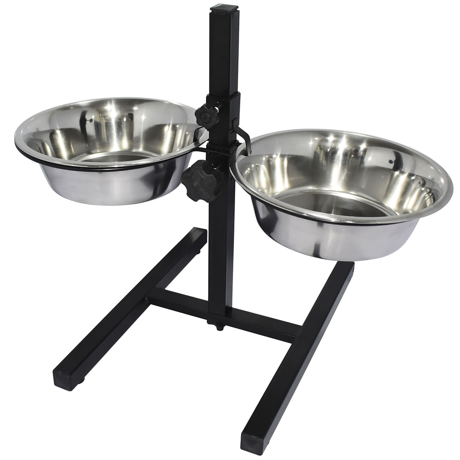 Clever Paws 2 Stainless Steel Bowl Set Image 1
