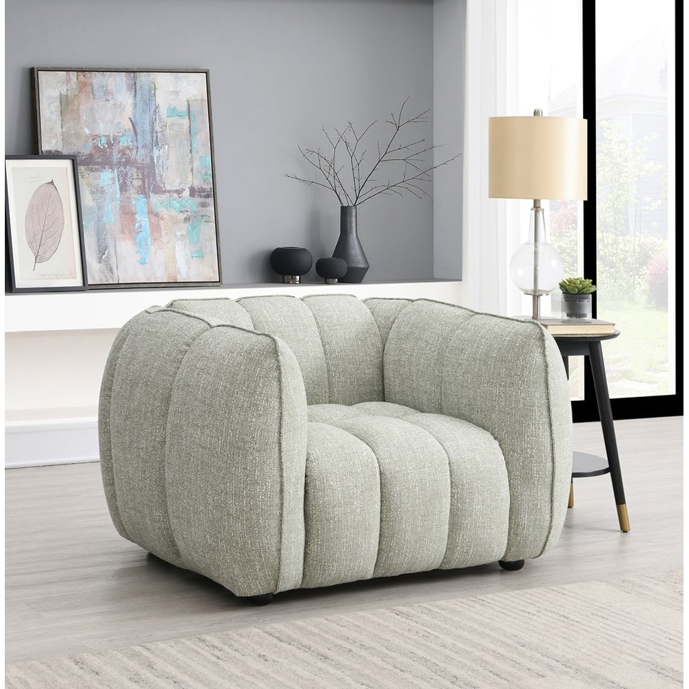 Lincoln Pale Green Accent Chair Image 4