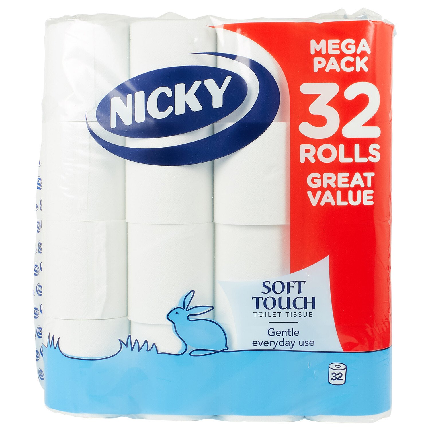 Nicky Soft Touch Toilet Tissue - White Image 1