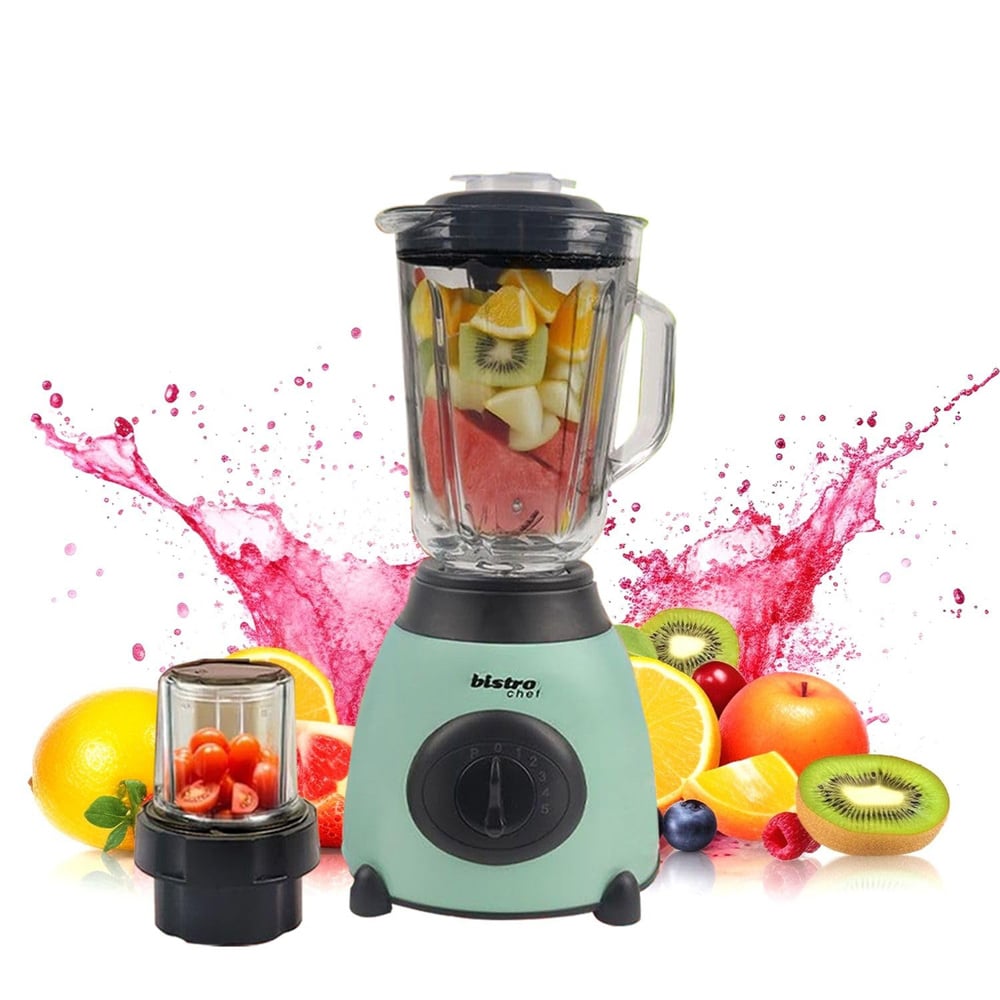 Alivio Bistro Chef 2-in-1 Green Mixer Blender 850W Image 3