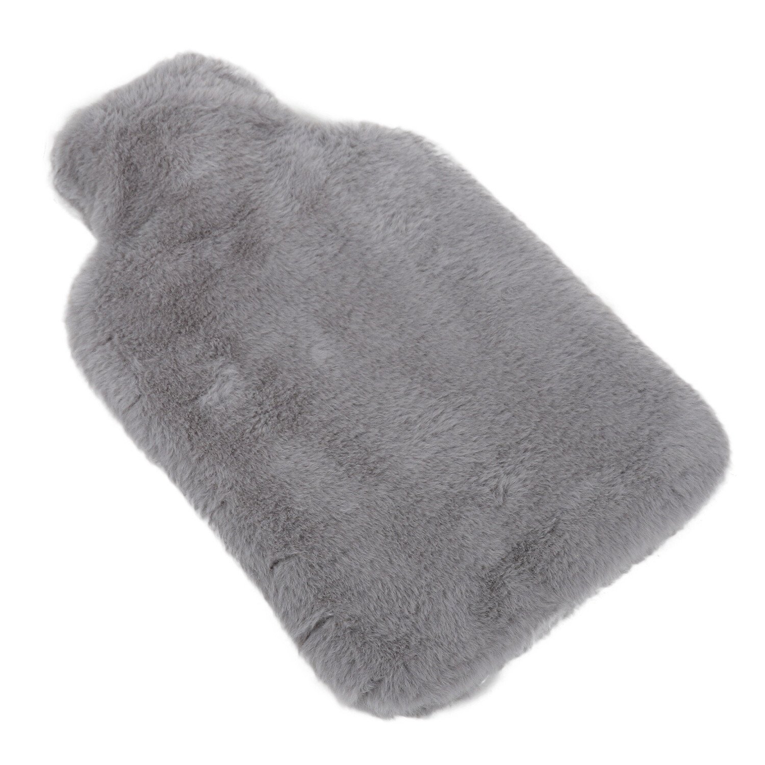 Single Faux Fur Hot Water Bottle 2L in Assorted styles Image 1