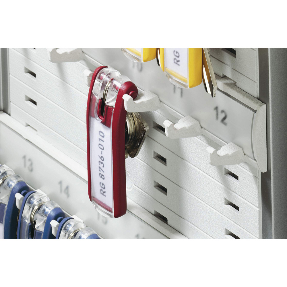 Durable Key Safe 72 Keys Silver Lock Box with Key Clips Image 5