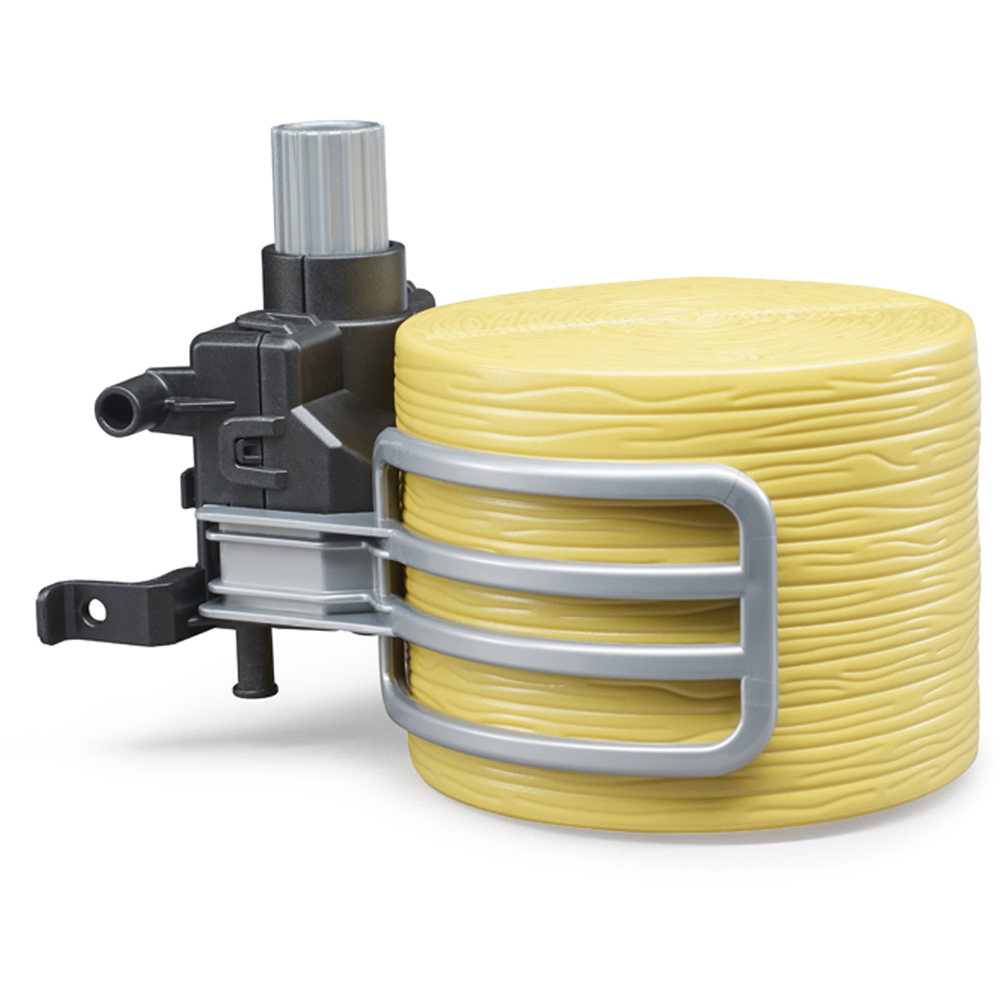 Bruder Kids Bale Gripper Accessory with Round Bale Image 4