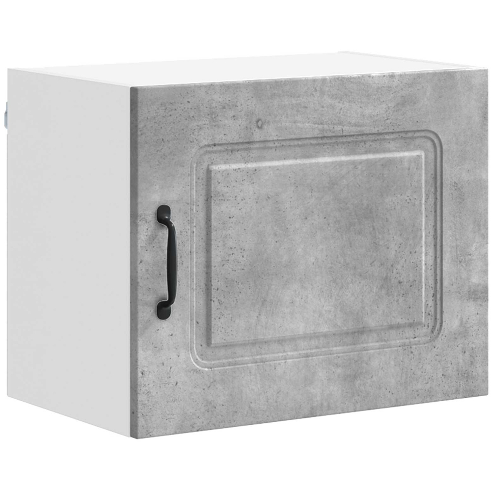 vidaXL Kalmar Single Door Concrete Grey Wall Mounted Wide Kitchen Cabinet Set of 2 Image 2