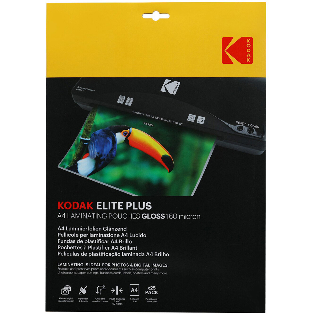 Pack of A4 Kodak Laminating Pouches - 25 Image