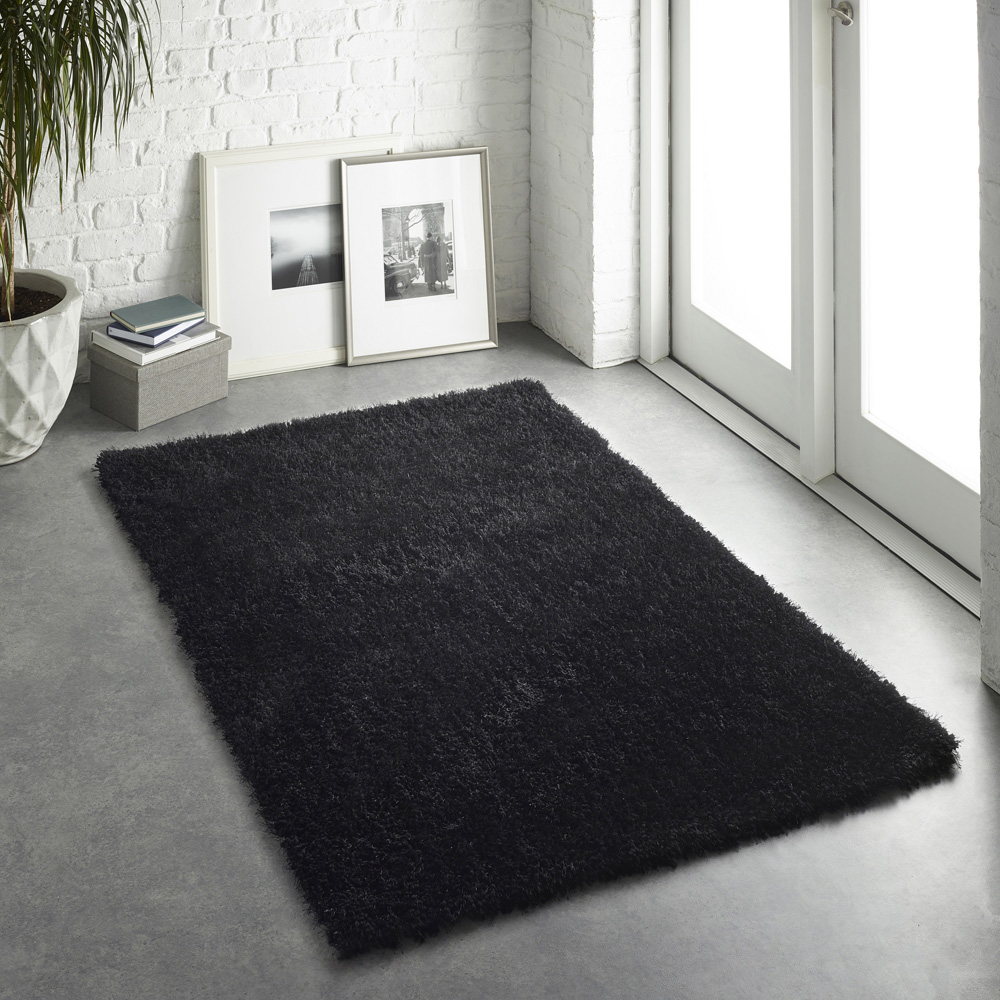 Origins Chicago Black Rug 110 x 160cm Image 2