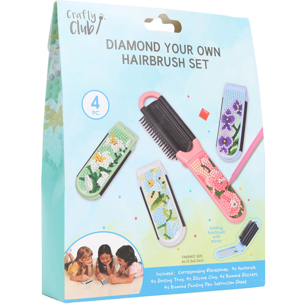 Diamond Your Own Hairbrush Set Image 2