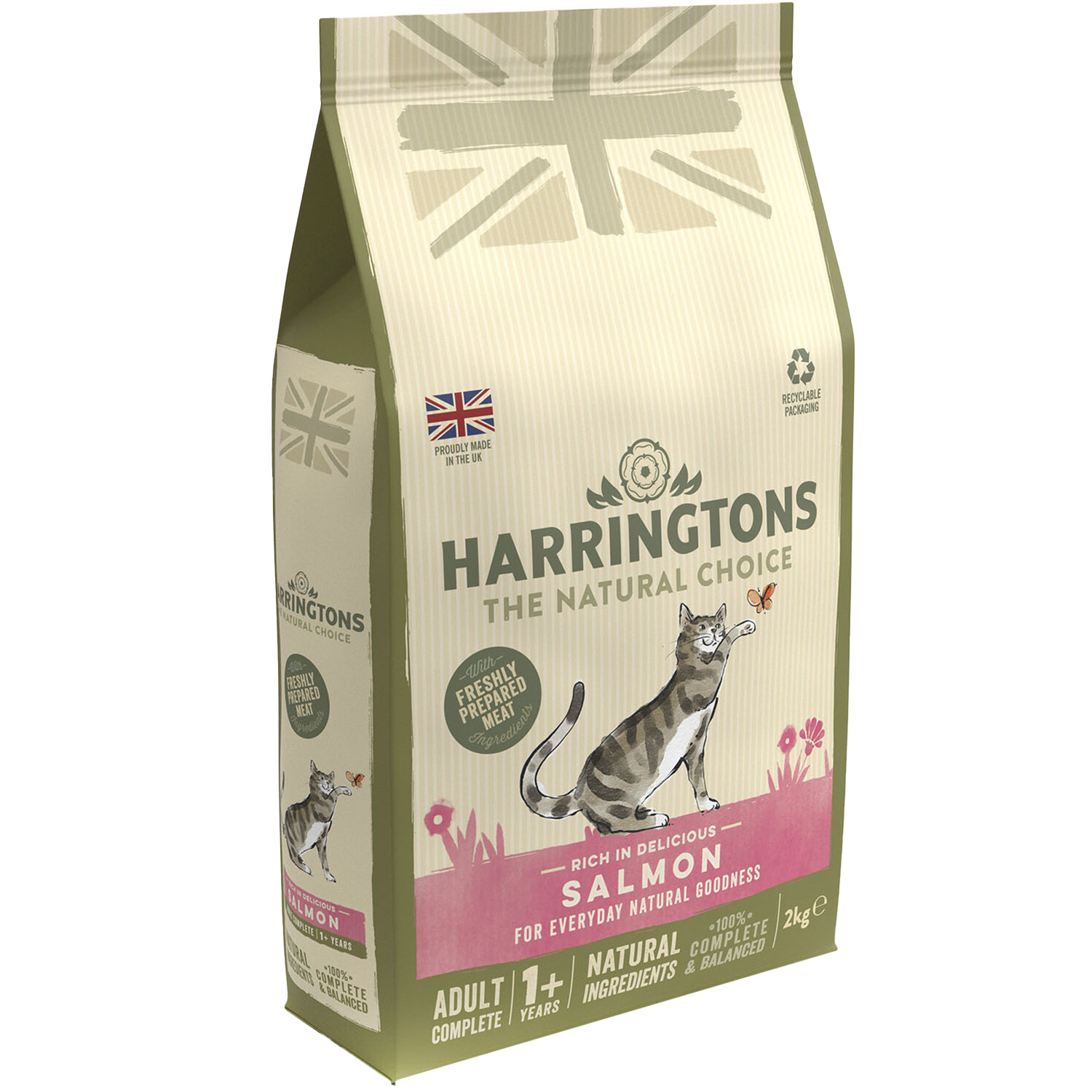 Harringtons Adult Salmon Cat Food 2kg Image
