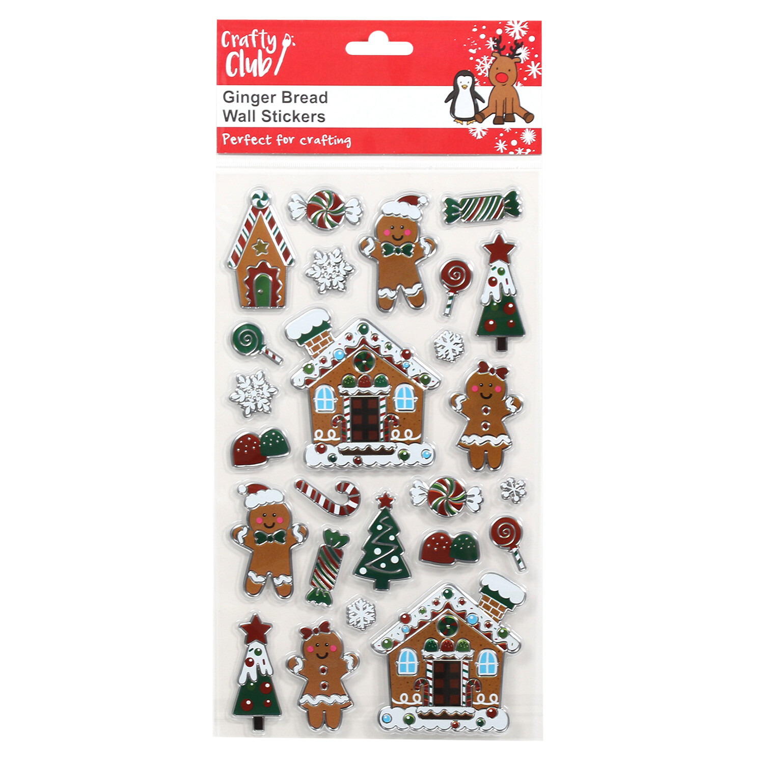 Crafty Club Ginger Bread Wall Stickers Image 2