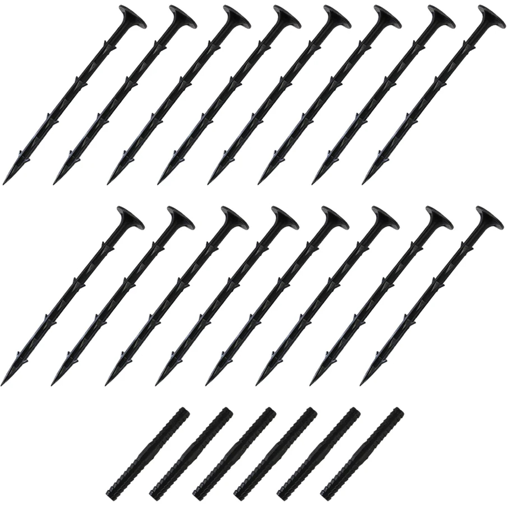 MonsterShop Black 4ft 12 Pack Flexible Lawn Edging Image 4