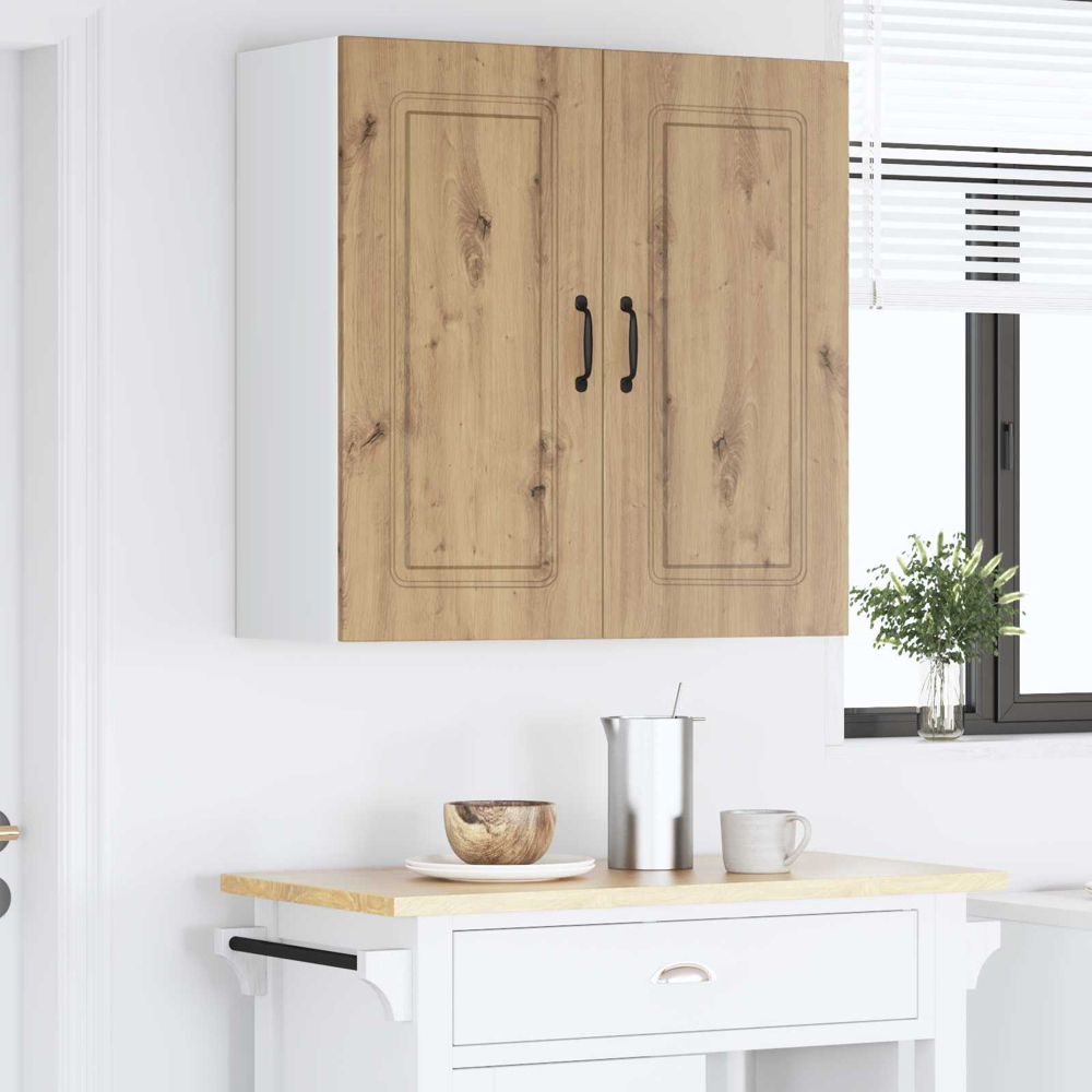 vidaXL 2 Door Artisan Oak Kitchen Wall Cabinet Image 9