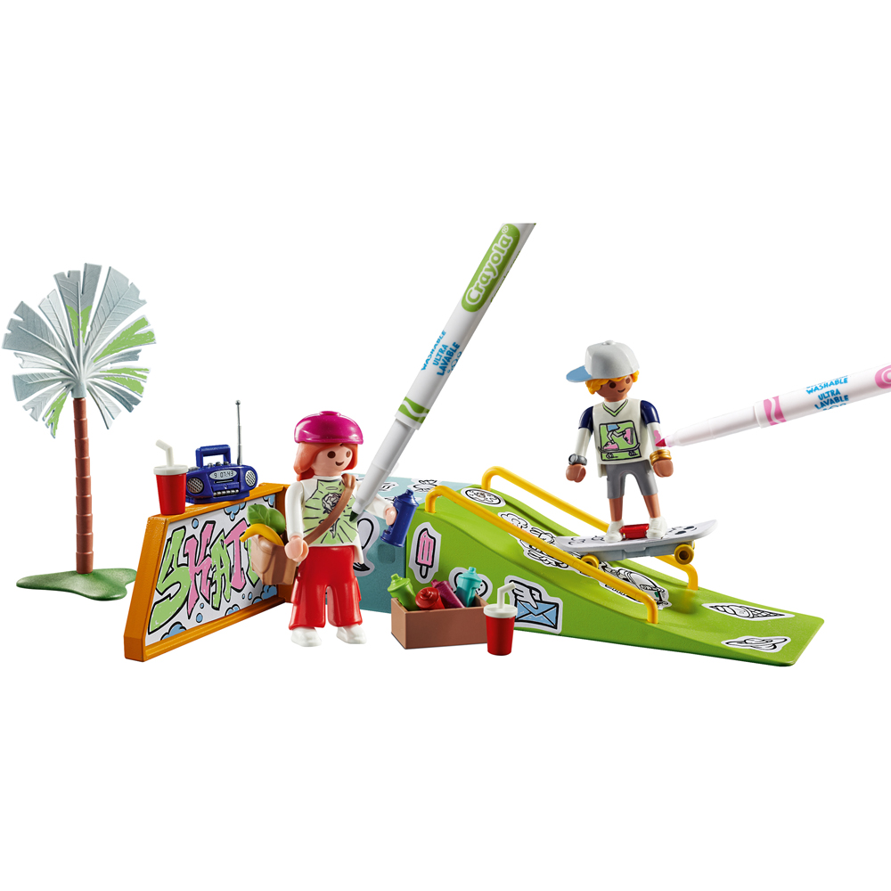 Playmobil Colour Skate Park Playset 44 Piece Image 3