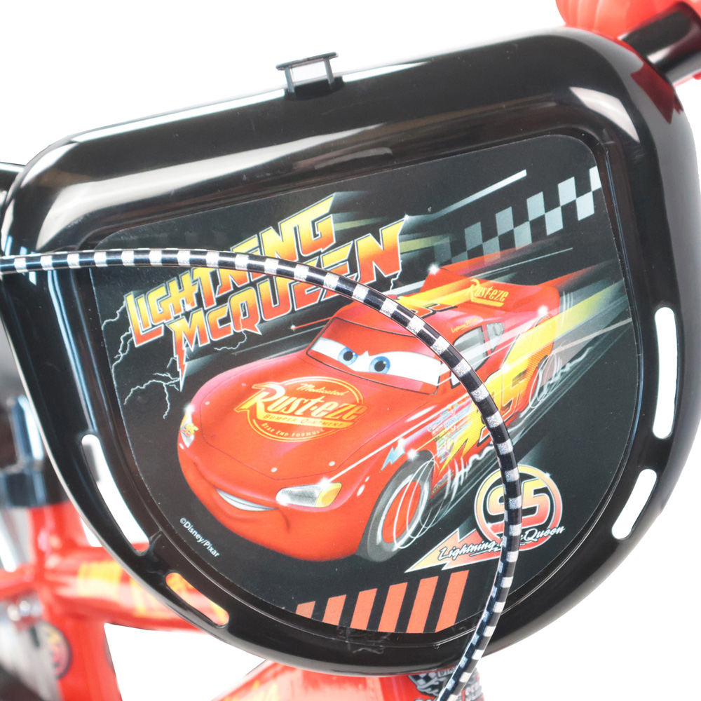 Denver Disney Cars 12 inch Kids Bicycle with Stabilisers Image 2