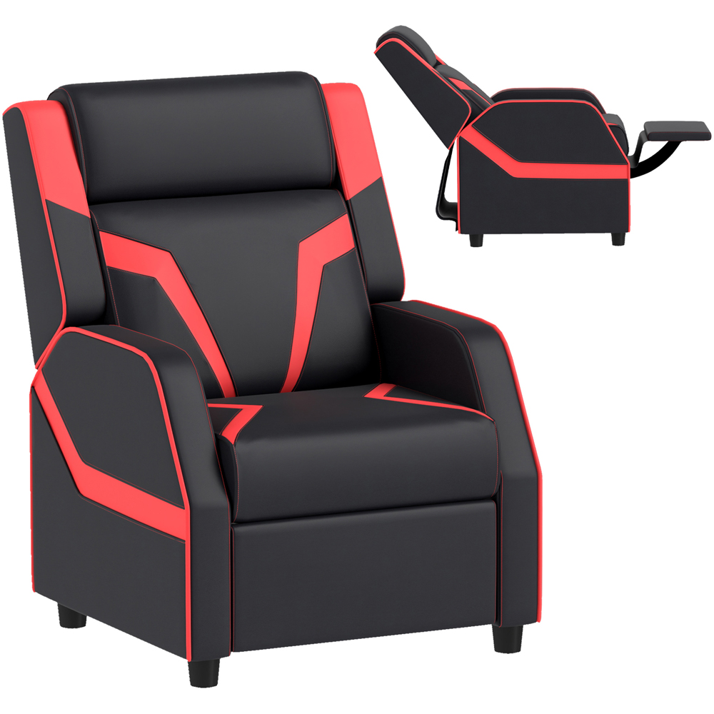 AIYAPLAY 2 in 1 Black PU Leather Kids Recliner Image 2