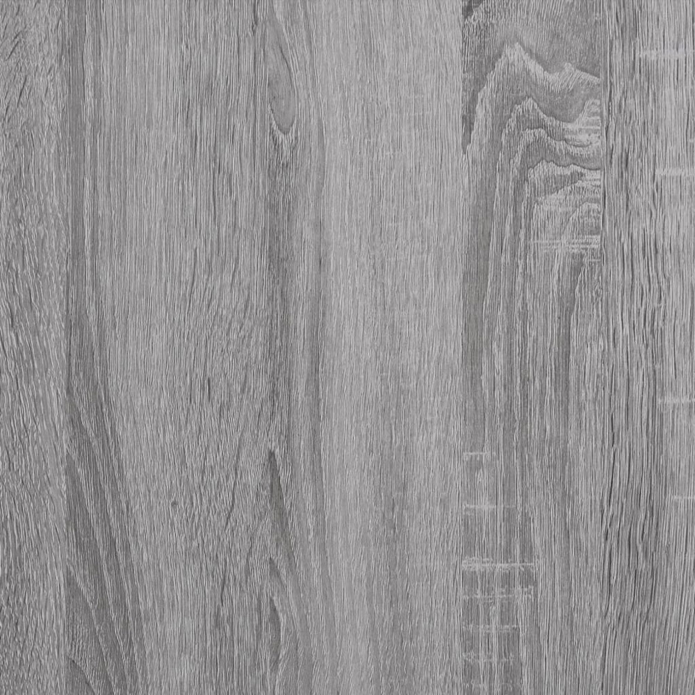 vidaXL Single Shelf Grey Sonoma TV Cabinet Image 6