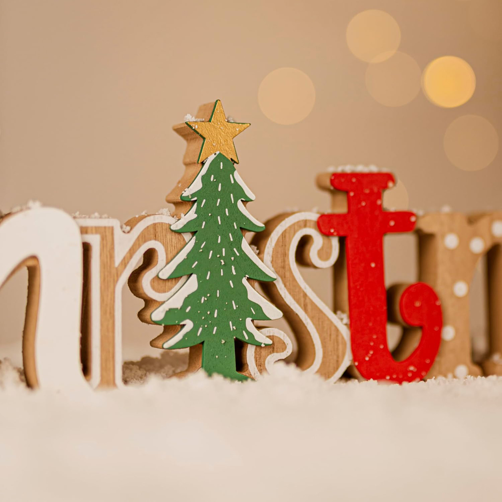 Marco Paul Christmas Word Standing Decoration Ornament Image 4